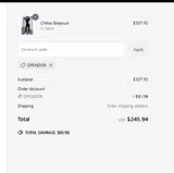 OPENDOR coupon verification screenshot