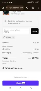 ADBK4 coupon verification screenshot