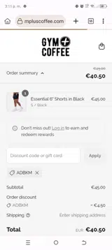 ADBKM coupon verification screenshot