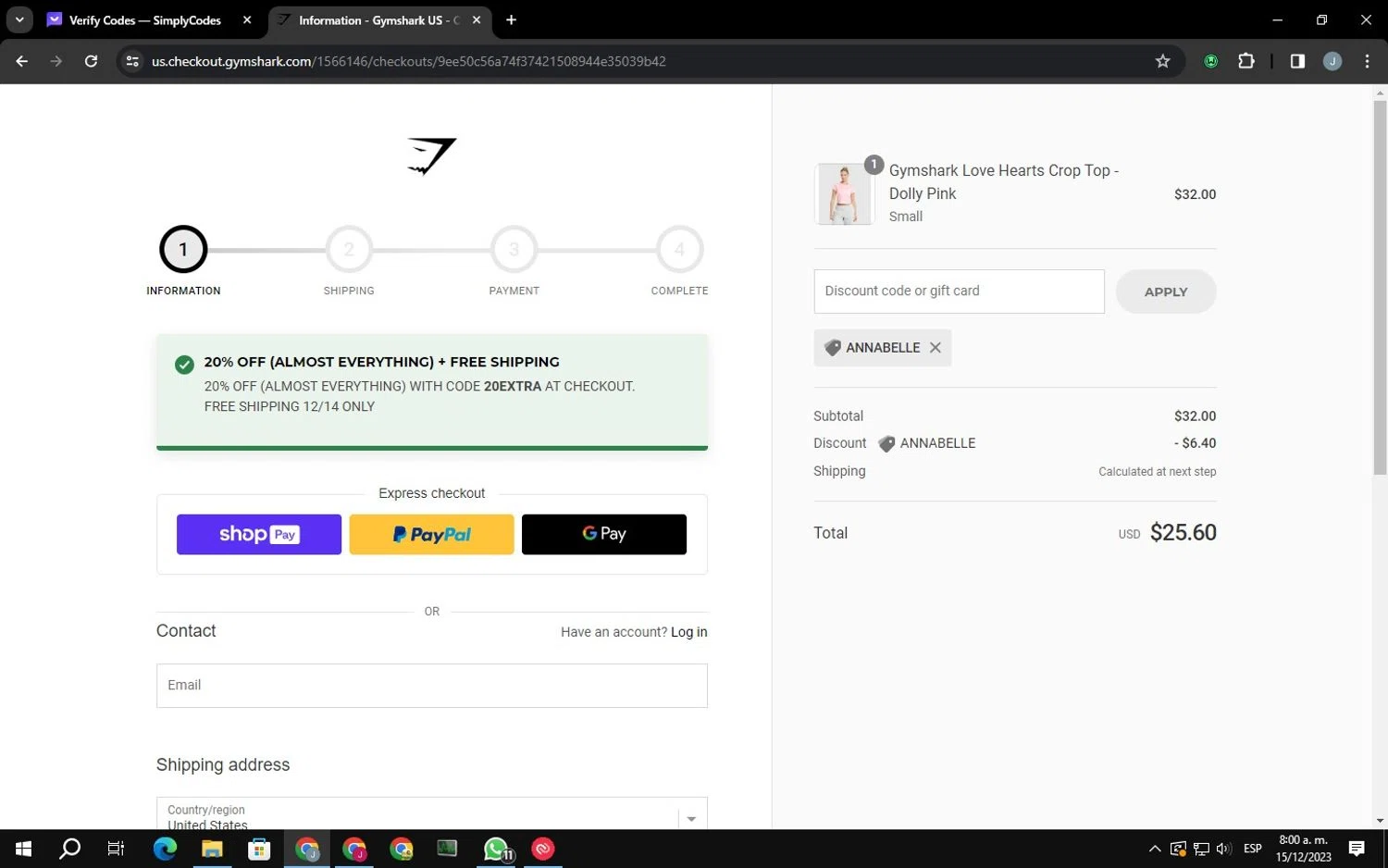 Gymshark Promo Codes 20 Off December 2023