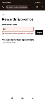 Gyu-Kaku coupon verification screenshot