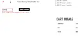 LST20 coupon verification screenshot