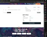 Welcome10 coupon verification screenshot