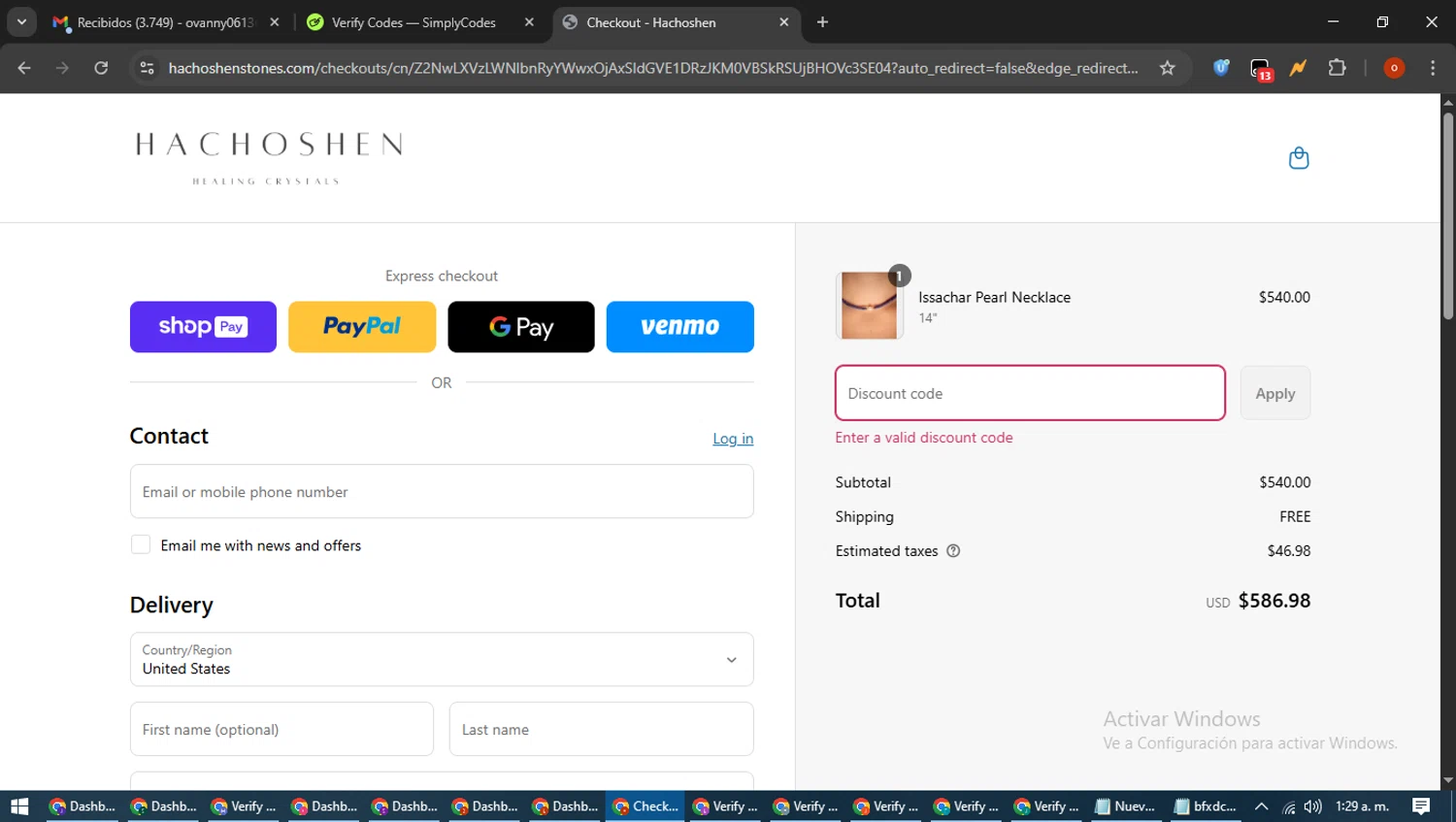 Hachoshen promo code screenshot showing code IYAR10 applied at Hachoshen checkout page. Uploaded by SimplyCodes community member WiseTracker2171 on May 30, 2025