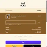 HARVEST15 coupon verification screenshot