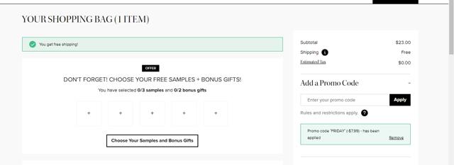 Hair.com checkout page showing Hair.com promo code box | Screenshot taken by SimplyCodes community member on May 19, 2023