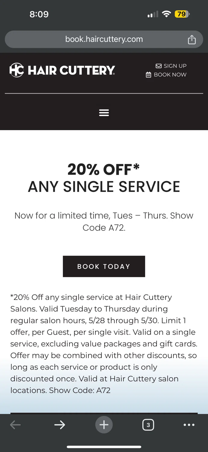 Hair Cuttery Coupons Cyber Monday 2024 Deals 10% Off Hair Cuttery Coupons Cyber Monday 2024 Deals 10% Off