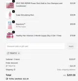 TREAT10 coupon verification screenshot