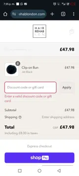FESTIVAL25 coupon verification screenshot