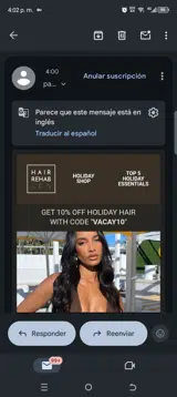 Vacay10 coupon verification screenshot