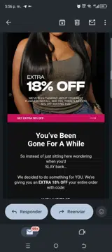 Hair So Fab coupon verification screenshot