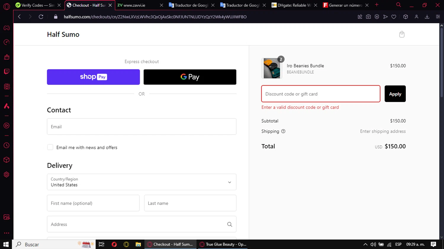 Half Sumo discount code screenshot showing code SUMOEARLY applied at Half Sumo checkout page. Uploaded by SimplyCodes community member Rowan18 on Dec 27, 2024