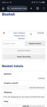 May20 coupon verification screenshot