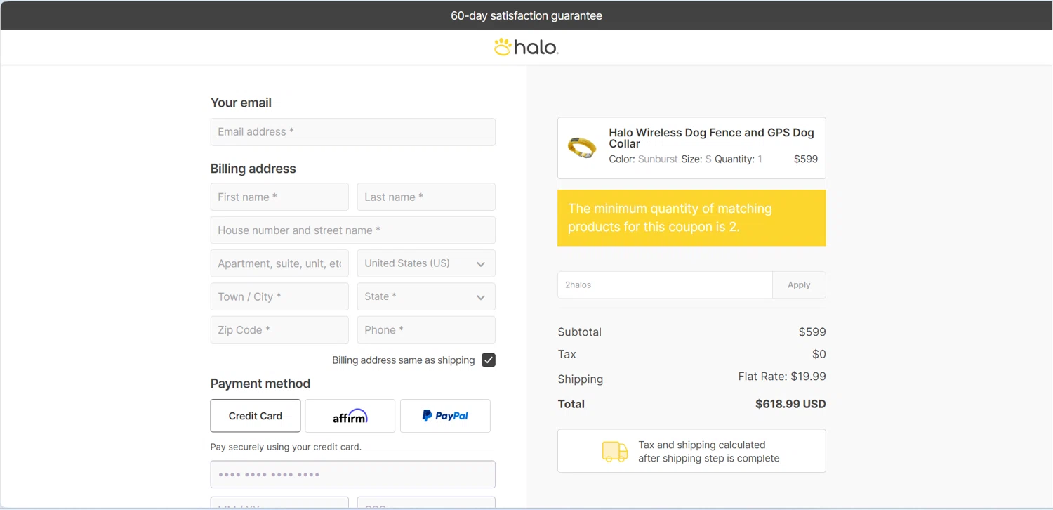 Halo Collar Promo Codes 150 Off Coupon Codes in August 2024