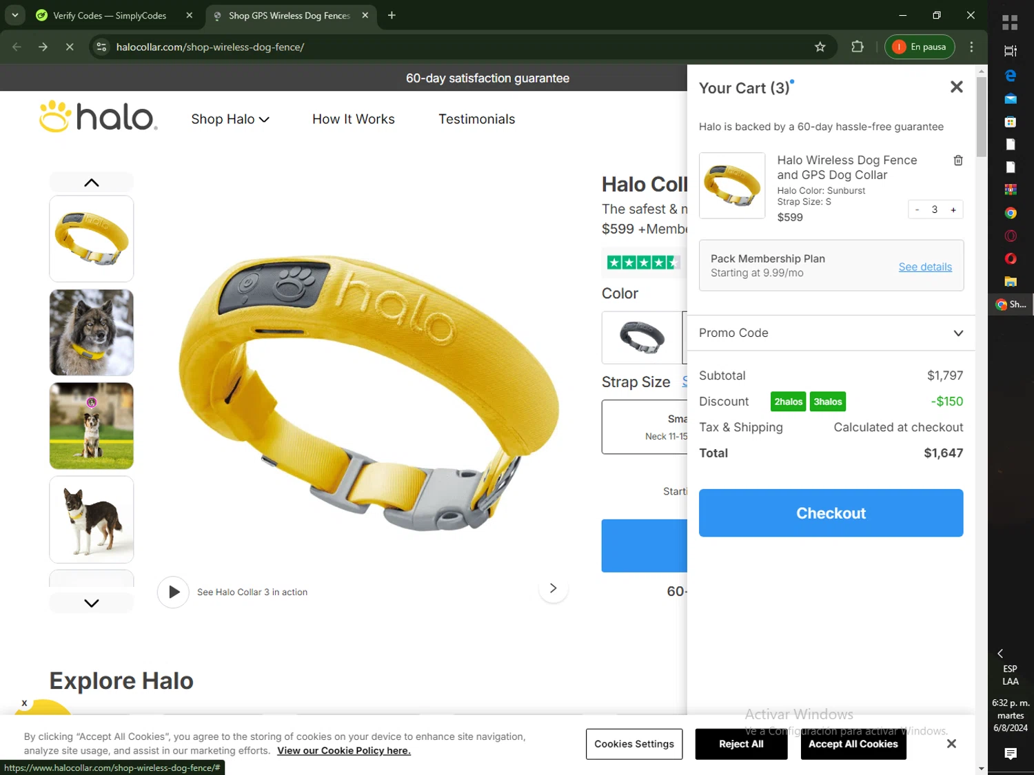 Halo Collar Promo Codes 150 Off September 2024