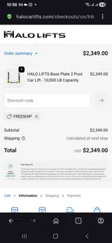 Freeship coupon verification screenshot