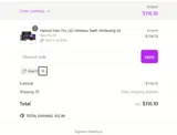 HALORAL coupon verification screenshot