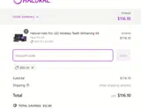 HALORAL coupon verification screenshot