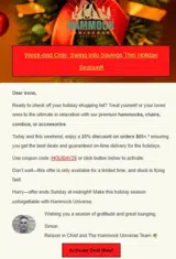 HOLIDAY25 coupon verification screenshot