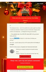 HOLIDAY25 coupon verification screenshot