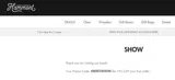SWEETSHOW coupon verification screenshot