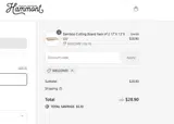WELCOME! coupon verification screenshot