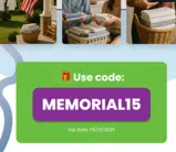 MEMORIAL15 coupon verification screenshot