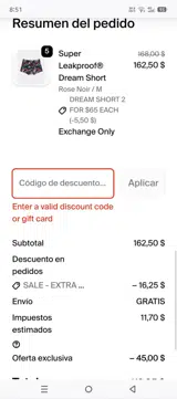 SPOOKY coupon verification screenshot