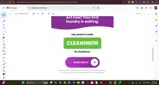 CLEANING10 coupon verification screenshot
