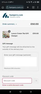 SUMMER15 coupon verification screenshot