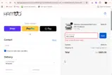 WELCOME coupon verification screenshot