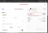 VALENTINES coupon verification screenshot