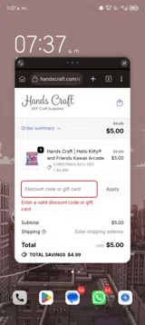BFDEAL50 coupon verification screenshot
