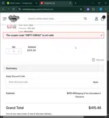 Hankey's Toys coupon verification screenshot