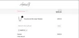 Hannah B Jewelry coupon verification screenshot