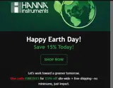 EARTH15 coupon verification screenshot