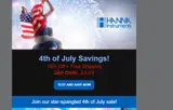 JULY4 coupon verification screenshot
