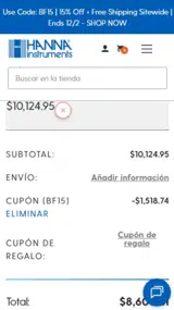 BF15 coupon verification screenshot
