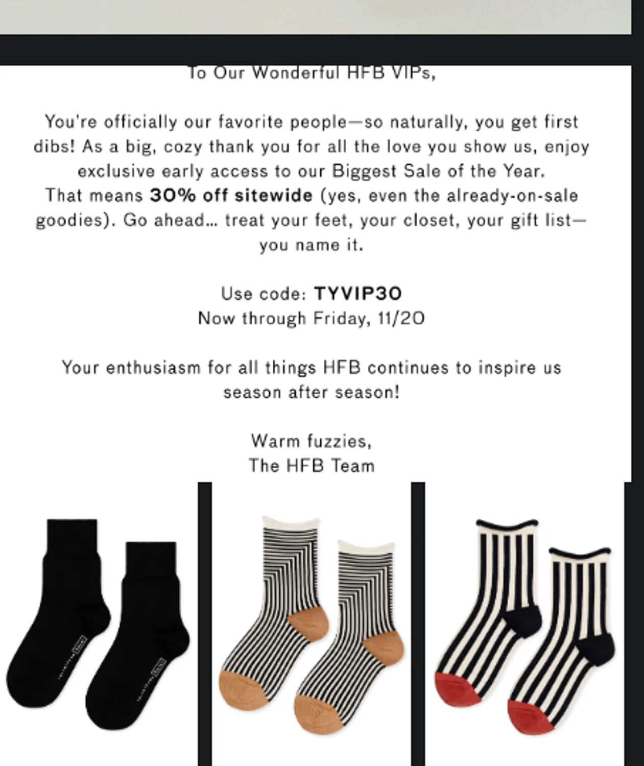 Hansel from Basel promo code screenshot showing code TYVIP30 applied at Hansel from Basel checkout page. Uploaded by SimplyCodes community member idkxxx on Nov 20, 2025