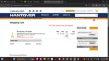 Hantover coupon verification screenshot
