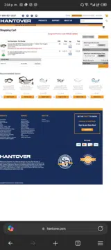 Hantover coupon verification screenshot