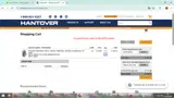 Hantover coupon verification screenshot