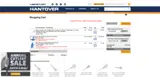 Hantover coupon verification screenshot