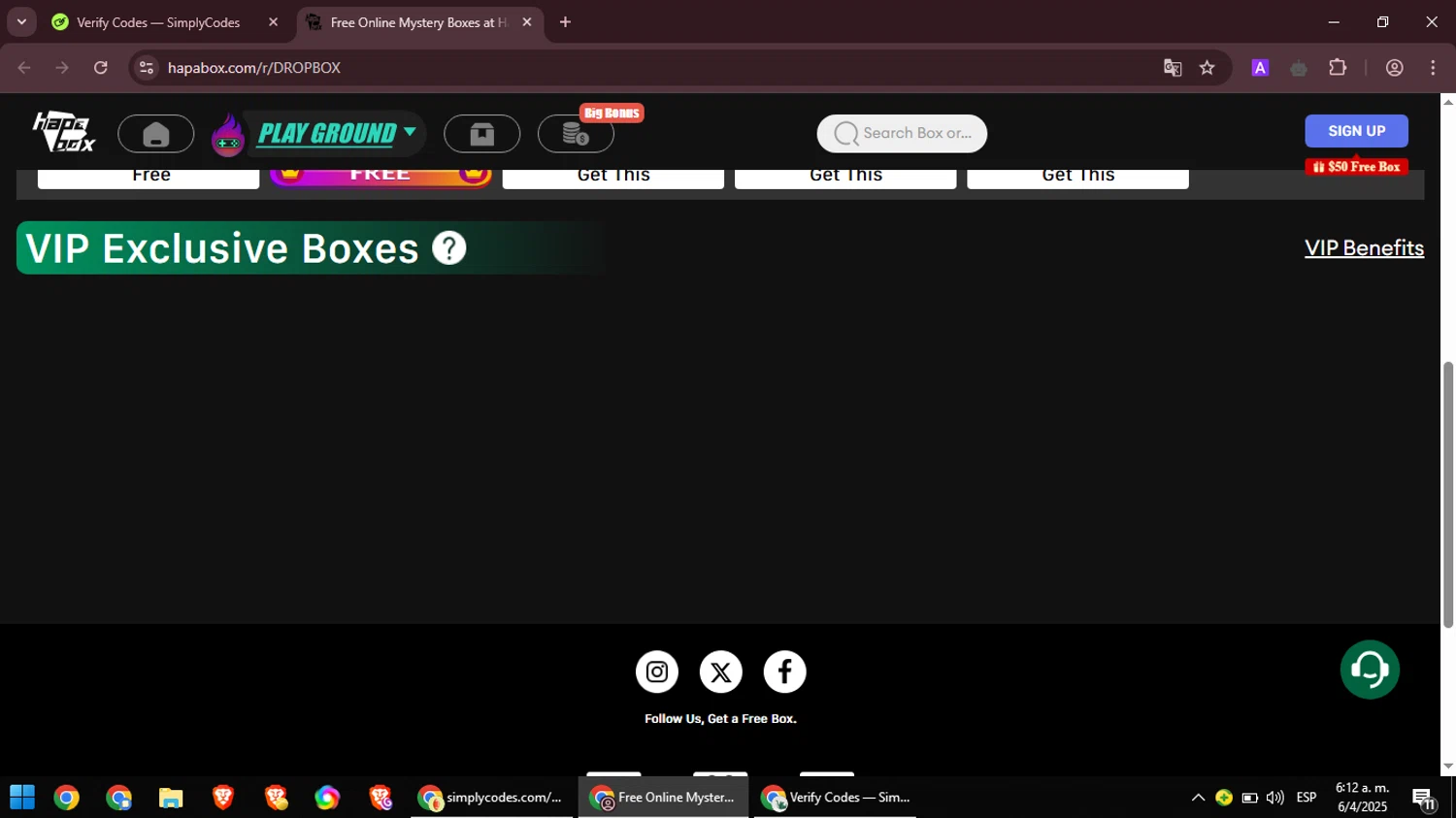 Hapa Box promo code screenshot showing code dropbox applied at Hapa Box checkout page. Uploaded by SimplyCodes community member CouponGuardian8137 on Apr 6, 2025