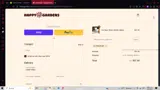 Happy Gardens coupon verification screenshot