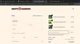 Happy Gardens coupon verification screenshot