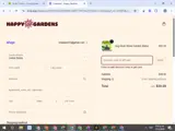Happy Gardens coupon verification screenshot