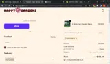 Happy Gardens coupon verification screenshot