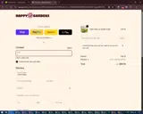 Happy Gardens coupon verification screenshot