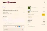 Happy Gardens coupon verification screenshot